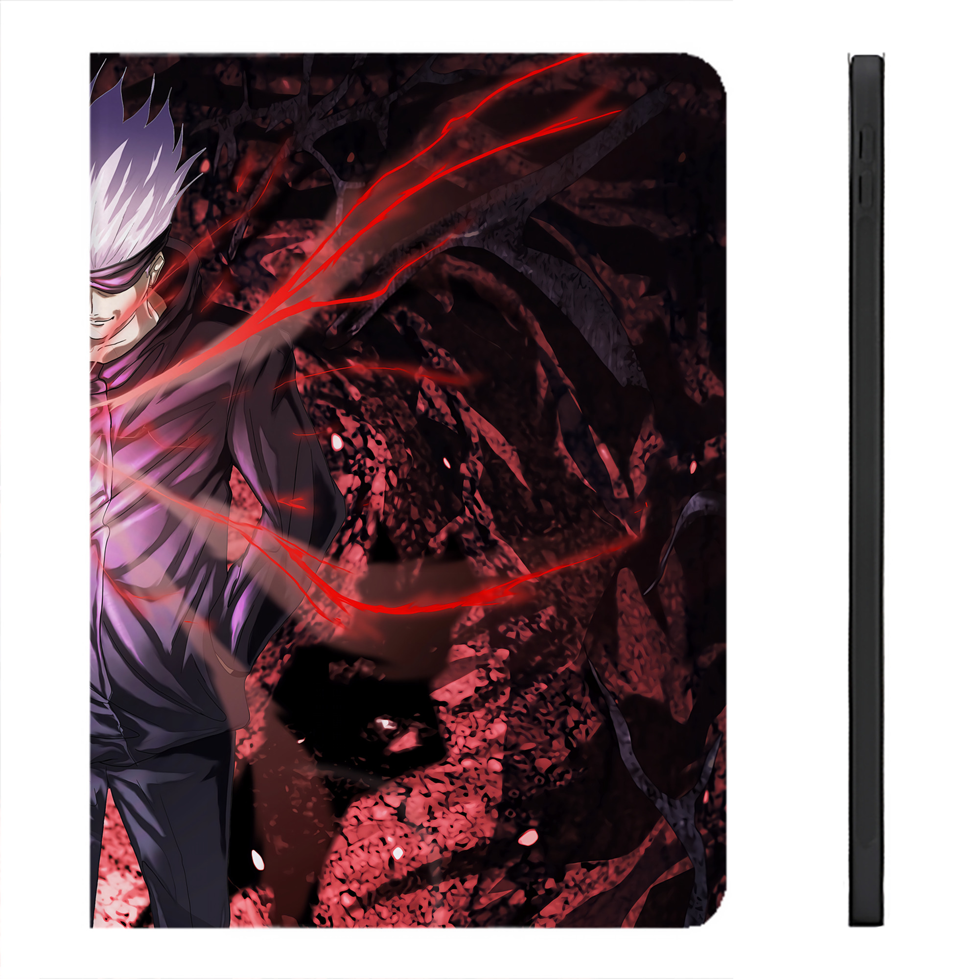 （画像用） 呪術廻戦 Jujutsu Kaisen IPadケース ペンホルダー付き ブックスタイルデザイン
